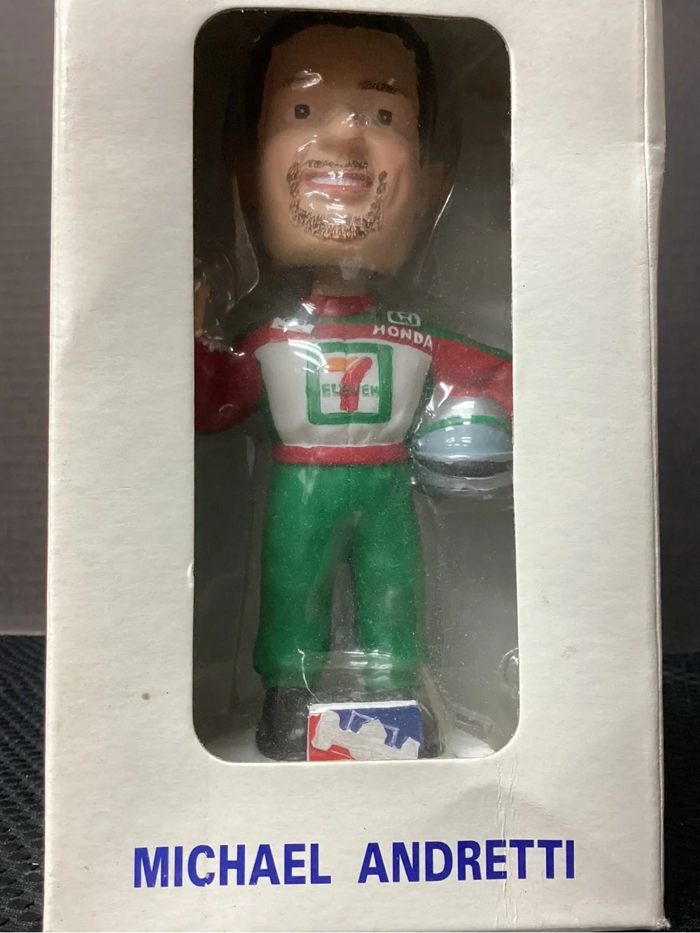 Michael Andretti Collectible Figure - Green and Red Racing Suit